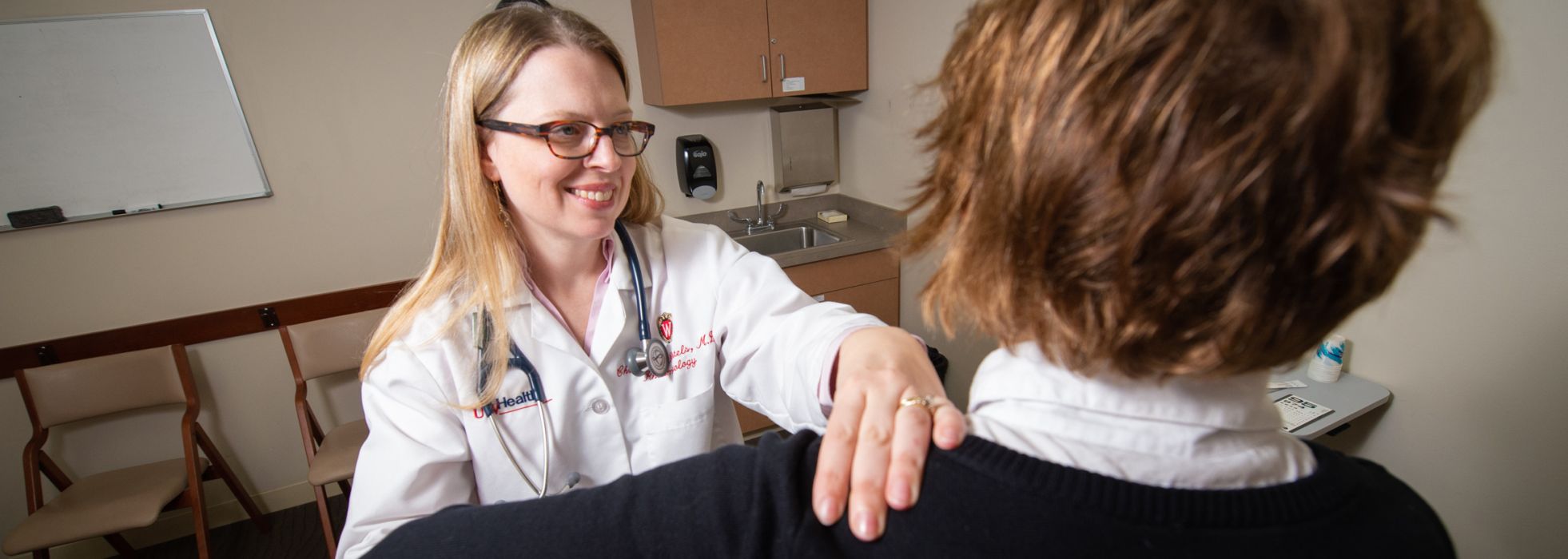 Dr. Christie Bartels in Rheumatology clinic