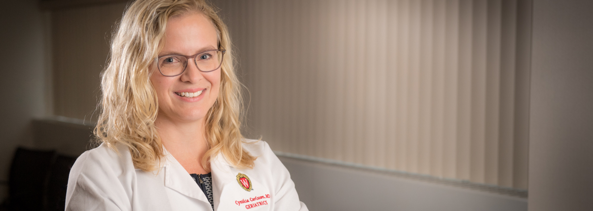 Environmental portrait of Dr. Cynthia Carlsson