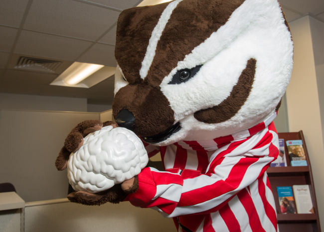 Bucky at the Alzheimer's Disease Research Center