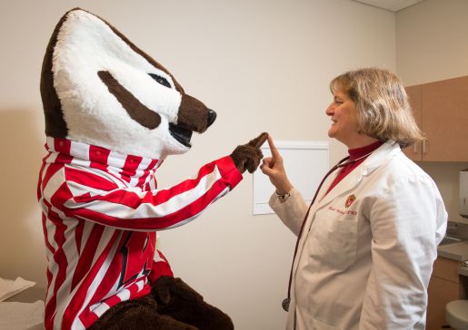 Bucky Badger and Alzheimer's disease research