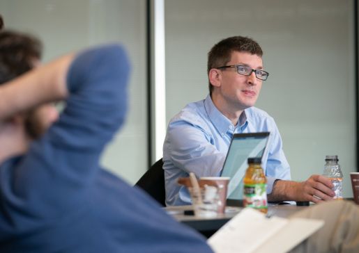 Dr. Tom Miller participates in the Hospice and Palliative Medicine Fellowship Program’s Writing Workshop