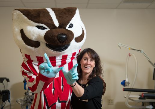 Bucky supports research