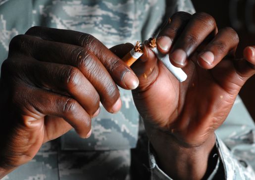 tobacco cessation - military veterans