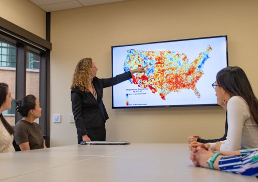 Dr. Amy Kind reviews the Neighborhood Atlas.