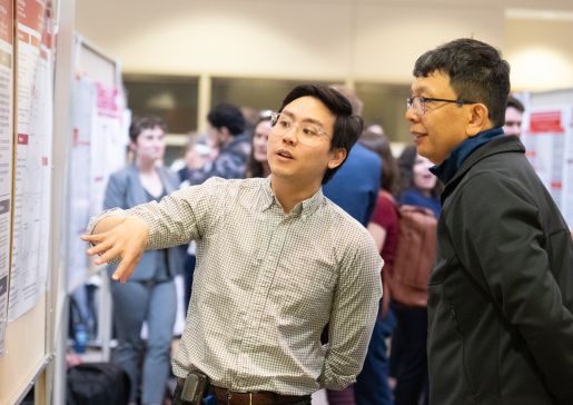 Dr. Daniel To discusses his research at Research Day 2024.