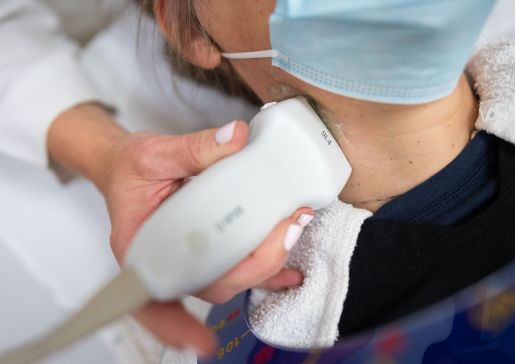 Ultrasound of artery in neck